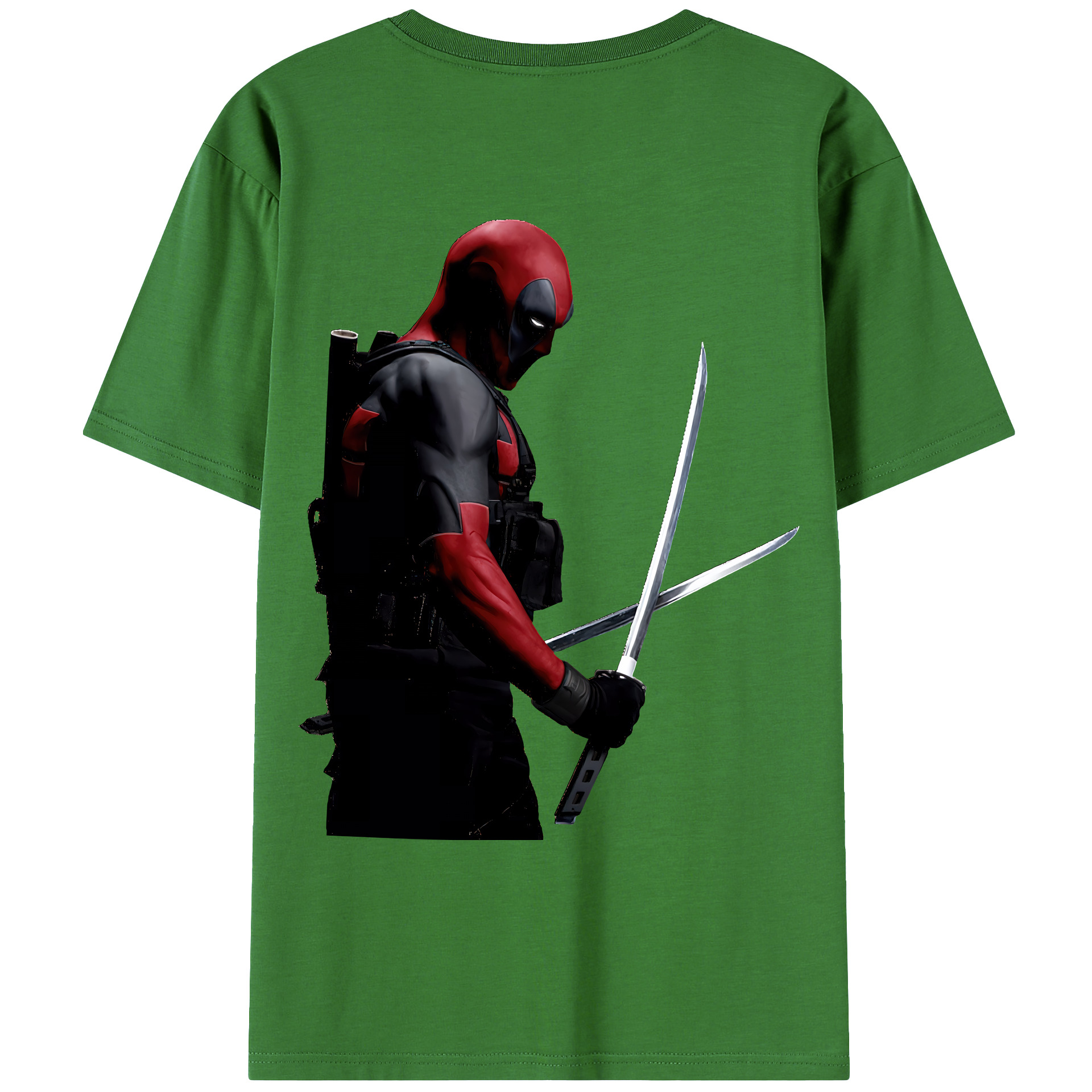 （画像用） Deadpool デッドプール レディース半袖Tシャツ(バックプリント)